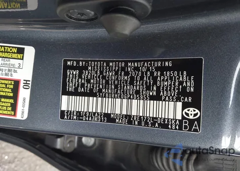 2016 Toyota Corolla S Premium from USA, damaged, VIN 5YFBURHE0GP405955